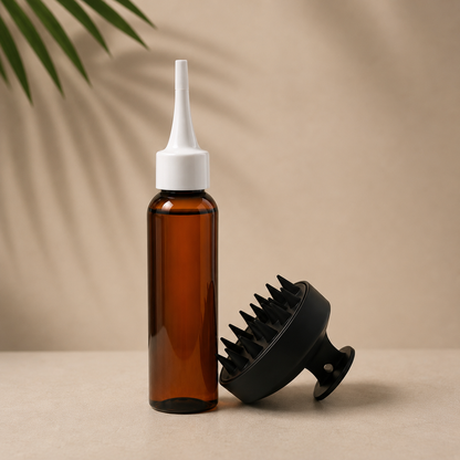 Kit Magic Pousse - Huile Capillaire de Croissance + Brosse silicone